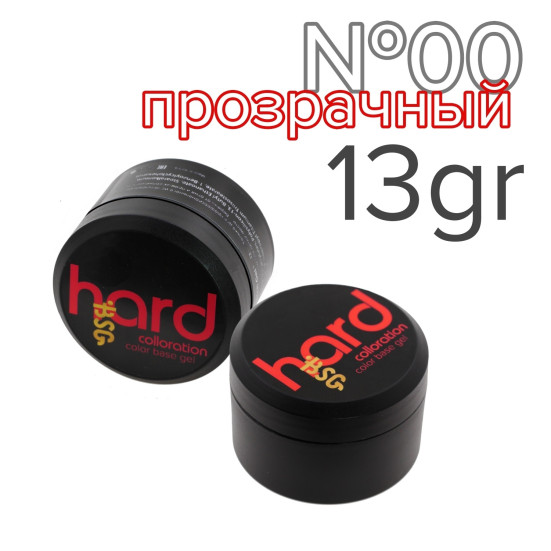 BSG   База прозрачная жесткая   Base   Colloration Hard   #00   13г (шайба)   (СНЯТО)