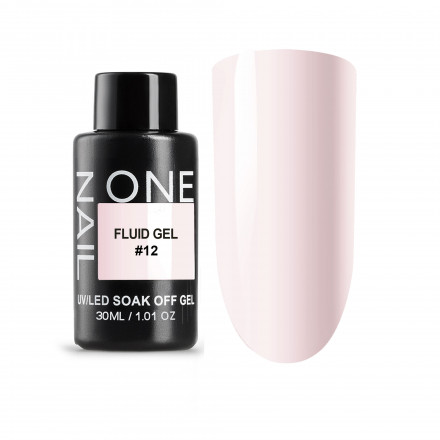 ONE NAIL   Gel FLUID #12   30г (бутылка)   Гель для укрепления