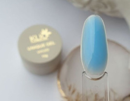 KLIO Unique gel #15 AZURE 30г Гель для моделирования средне-жидкий цветной