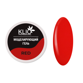 KLIO Гель цветной для моделирования 15г RED