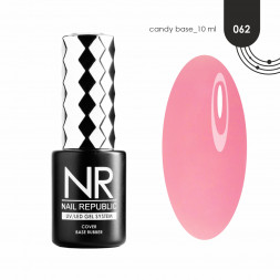 NAIL REPUBLIC   Base CANDY   #62   10мл   База камуфлирующая цветная