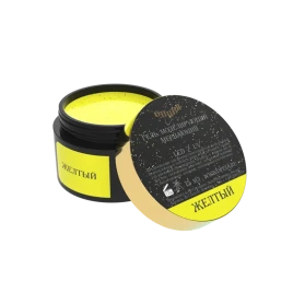 ОПЦИЯ Гель для моделирования светоотражающий 15мл Мерцающий ЖЕЛТЫЙ