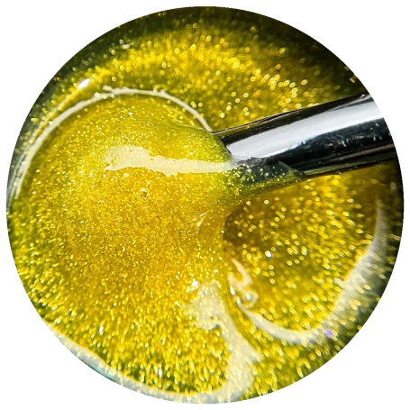 ОПЦИЯ   Гель для моделирования светоотражающий   15мл   Мерцающий   ЖЕЛТЫЙ