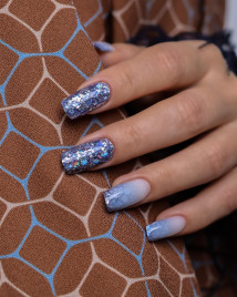 KLIO  Гель-лак с шестигранниками  STARRY SKY  5г (банка)  №07   (СНЯТО)