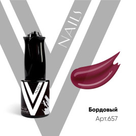 VOGUE NAILS Гель-лак витражный 10мл БОРДОВЫЙ