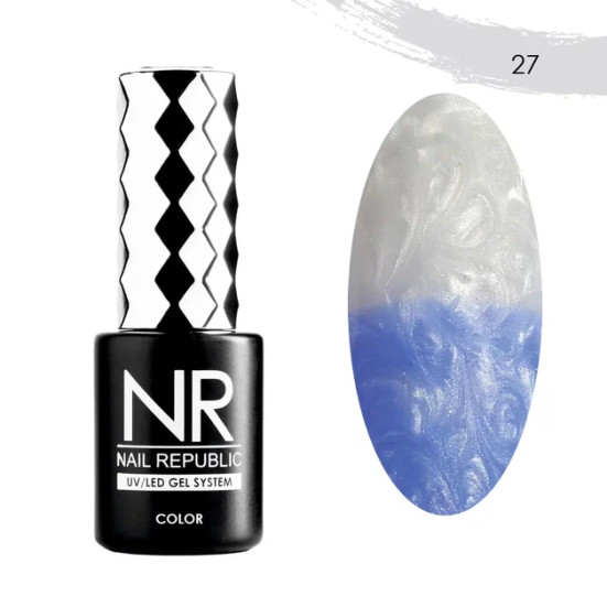 NAIL REPUBLIC   #027 Thermo Color Pearl   10мл   Гель-лак термо