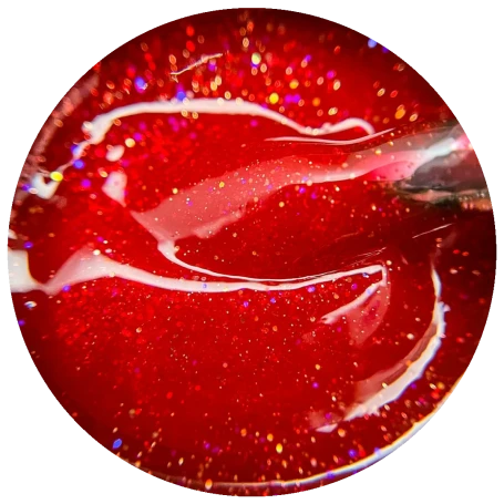 ОПЦИЯ   Гель для моделирования светоотражающий   15мл   Мерцающий   КРАСНЫЙ