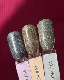 ONE NAIL   FLASH   #01   15мл   Гель-лак светоотражающий