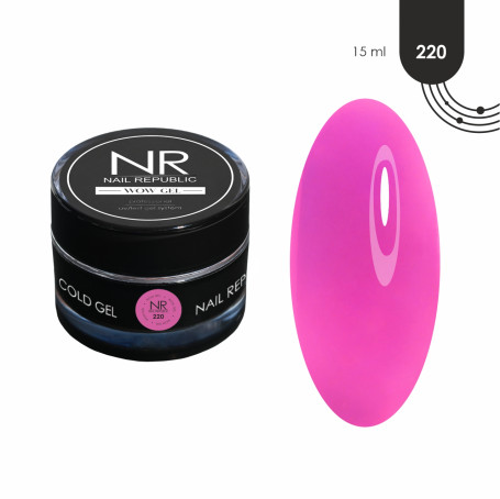NAIL REPUBLIC   Gel WOW   #220   15г   Гель для моделирования цветной