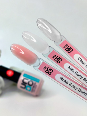 UNO   Гель для укрепления базовый   15г   Gel EASY BUILD UP CLEAR
