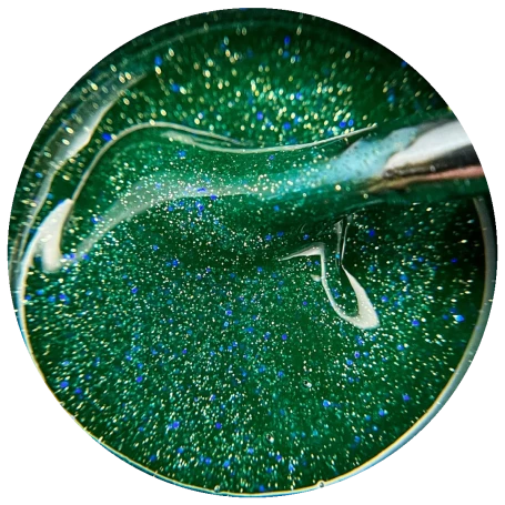 ОПЦИЯ   Гель для моделирования светоотражающий   15мл   Мерцающий   ЗЕЛЕНЫЙ