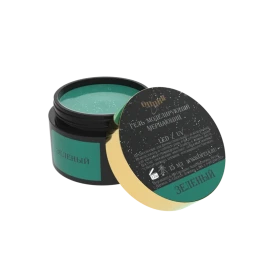 ОПЦИЯ Гель для моделирования светоотражающий 15мл Мерцающий ЗЕЛЕНЫЙ