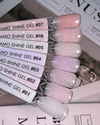 ONE NAIL   Гель моделирующий с хлопьями Юки   Gel   CAMO SHINE   #05   30г