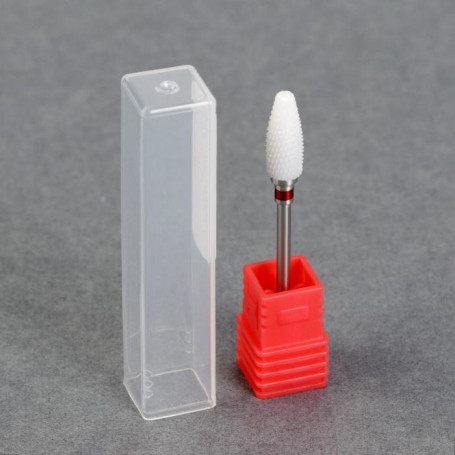 NAIL ART    Фреза керамическая 3/32  КУКУРУЗА   Красная