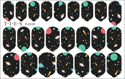 TIES   Пленка для маникюра   P-109