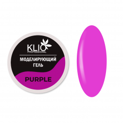KLIO  Гель цветной для моделирования  15г   PURPLE