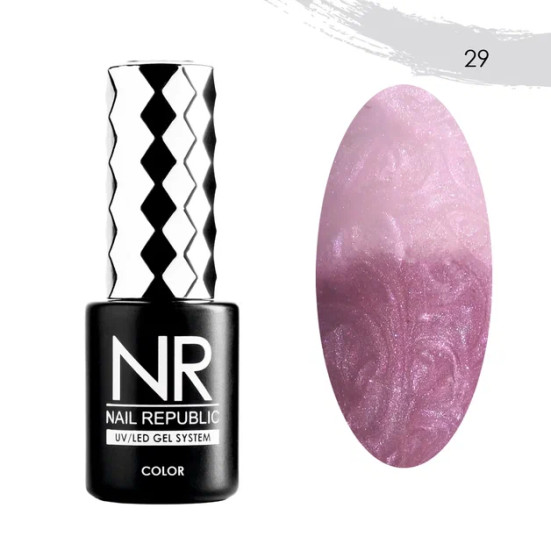 NAIL REPUBLIC   #029 Thermo Color Pearl   10мл   Гель-лак термо