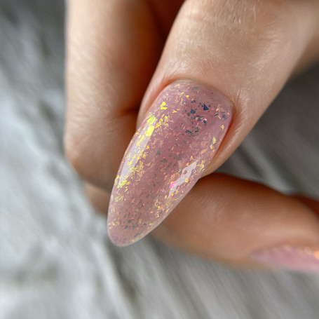 BSG   Base Colloration Hard   #95   20мл   База цветная жесткая с хлопьями Юки