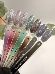 KLIO Гель-лак с шиммером STARRY SKY 5г (банка) №10