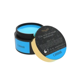 ОПЦИЯ Гель для моделирования светоотражающий 15мл Мерцающий СИНИЙ