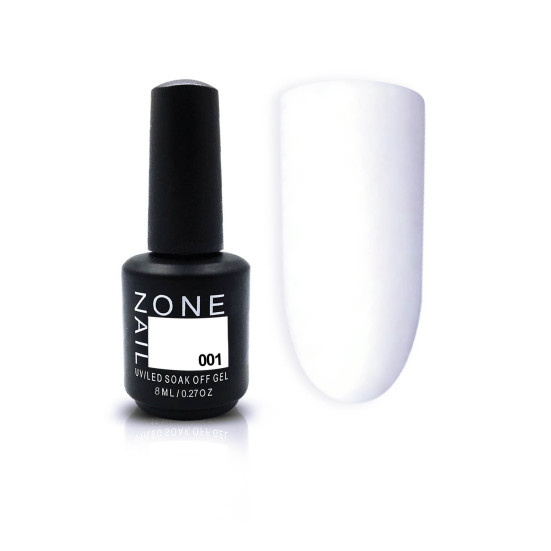 ONE NAIL   Гель-лак  Classic mini   #001  Белый  8мл   (СНЯТО)