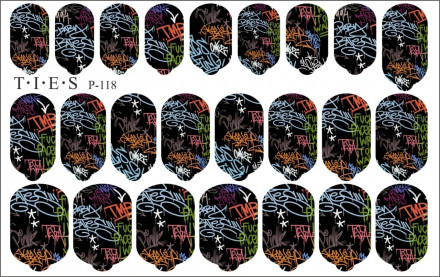 TIES   Пленка для маникюра   P-118
