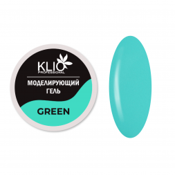 KLIO  Гель цветной для моделирования  15г   GREEN
