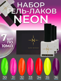 ALTA NIVELO Гель-лак 10мл NEON #32