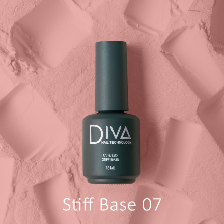 Stiff base - french base 07, 15 мл DIVA