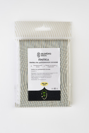 ALGEBRA BEAUTY   На дереве   М   #100/180   (50шт)   Пилка прямая мини