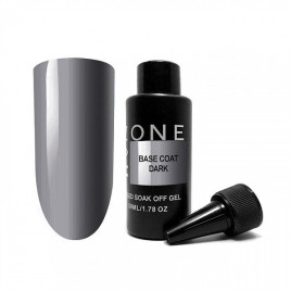 ONE NAIL   Base DARK   50мл (бутылка)   База прозрачная жесткая