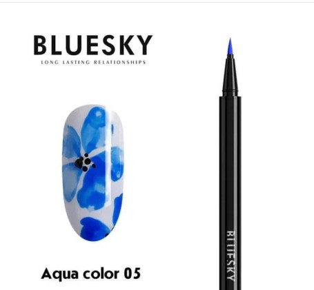 BLUESKY Aquacolor nail pen Акварельный фломастер №05