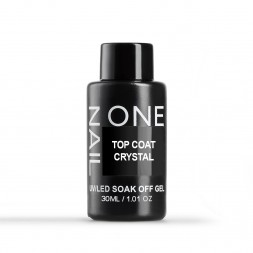 ONE NAIL Top Coat Crystal (бутылка) 30ml