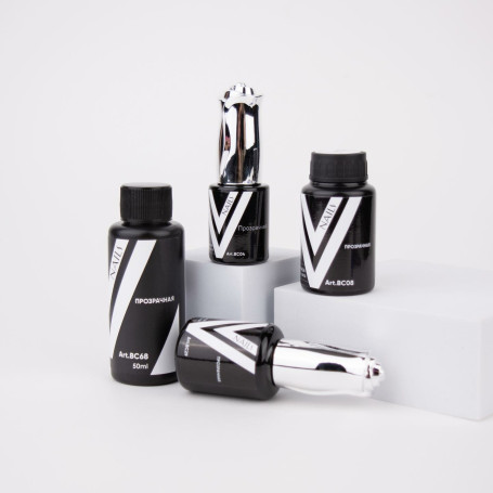 VOGUE NAILS   Каучуковая база  Rubber base  ПРОЗРАЧНАЯ  50мл