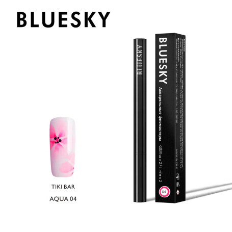 BLUESKY Aquacolor nail pen Акварельный фломастер №04