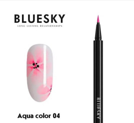 BLUESKY Aquacolor nail pen Акварельный фломастер №04