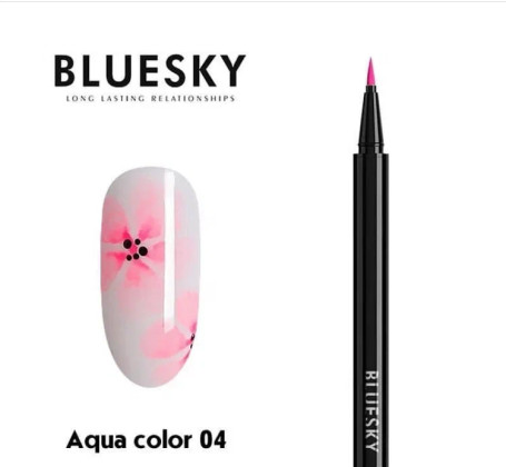 BLUESKY Aquacolor nail pen Акварельный фломастер №04