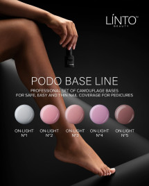 LiNTO   Base PODO ON-LIGHT   #01   10мл   База камуфлирующая для педикюра