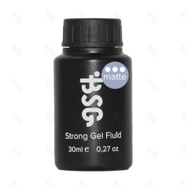 BSG   Топ матовый без л/с   Top   Strong Gel Fluid Matte   30мл (бутылка)