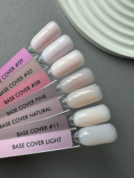 ONE NAIL   Base COVER #11  50мл (бутылка)   База камуфлирующая эластичная  (легкие в снятии)