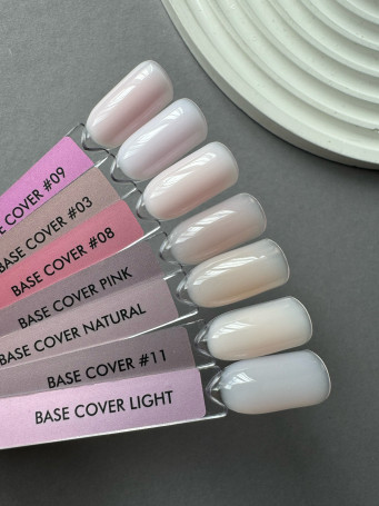 ONE NAIL   Base COVER #11  50мл (бутылка)   База камуфлирующая эластичная  (легкие в снятии)