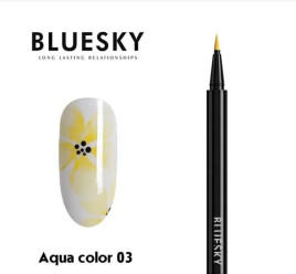 BLUESKY Aquacolor nail pen Акварельный фломастер №03