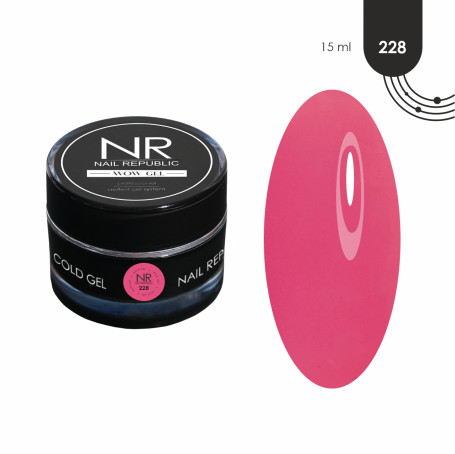 NAIL REPUBLIC   Gel WOW   #228   15г   Гель для моделирования цветной
