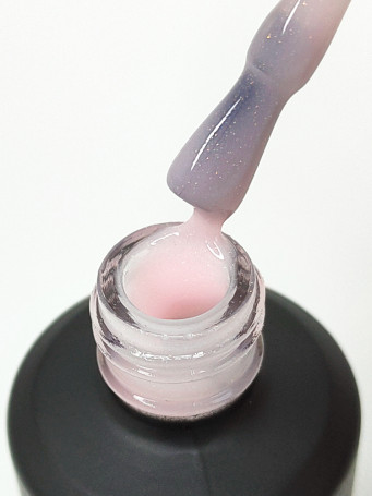 UNO   Base Gel Rubber Color   SWEET WISH   10мл (12г)   База камуфлирующая с шиммером