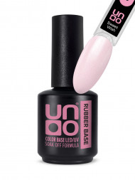 UNO   База камуфлирующая с шиммером   12г   Rubber Color Base Gel   SWEET WISH