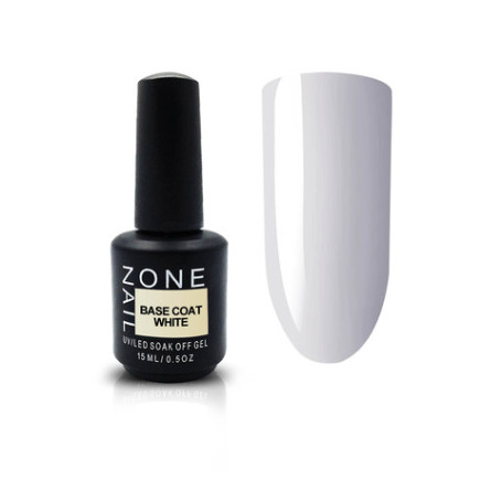 ONE NAIL   Base WHITE   15мл   База камуфлирующая эластичная  (легкие в снятии)