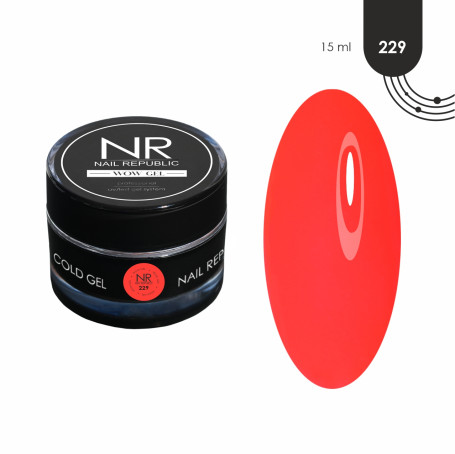NAIL REPUBLIC   Gel WOW   #229   15г   Гель для моделирования цветной