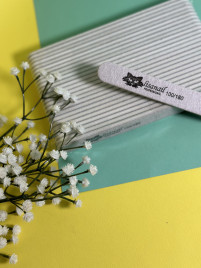 LISA NAIL   Пилка прямая на пластике   100/180   (25 шт)   [10]   Limited
