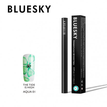 BLUESKY Aquacolor nail pen Акварельный фломастер №01