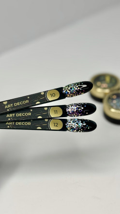 ALTA NIVELO   Блестки для дизайна Шестигранники   ART DECOR   #10